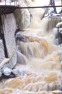 View of waterfall