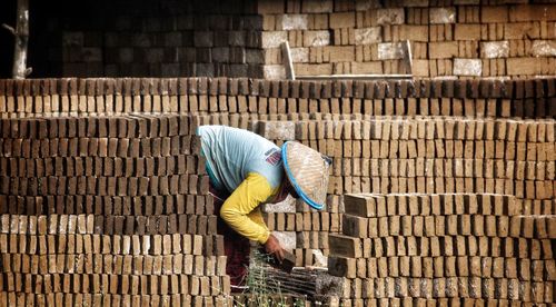 Man working in farm