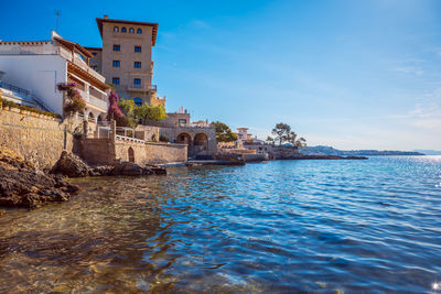 Buildings at waterfront