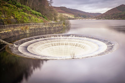 Ladybower reservoir is the lowest of three reservoirs in the upper derwent . 