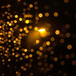 View of illuminated tunnel