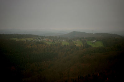 Scenic view of mountains