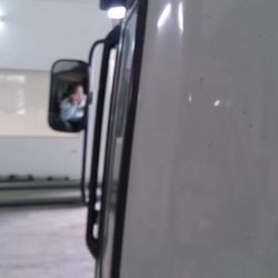 Close up of train