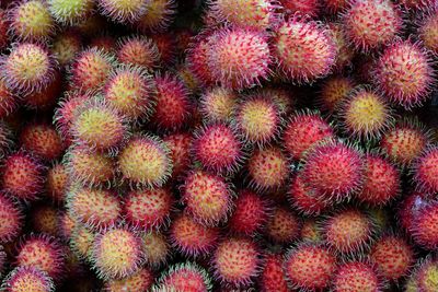 Full frame shot of strawberries