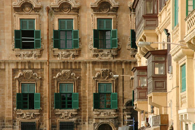 Low angle view of residential building