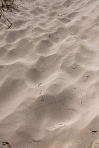 Full frame shot of sand at beach