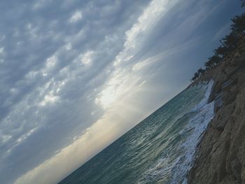 Scenic view of cloudy sky