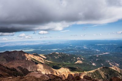 Scenic view of landscape against sky