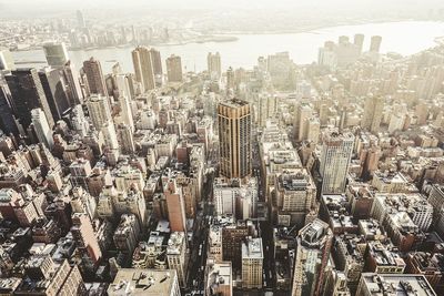 High angle view of cityscape