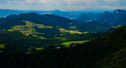 Scenic view of landscape against sky