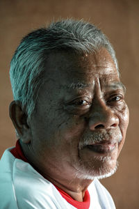 Close-up of man looking away