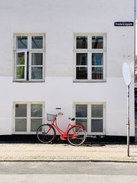 Bicycles on street