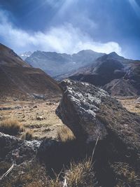 Scenic view of landscape against sky