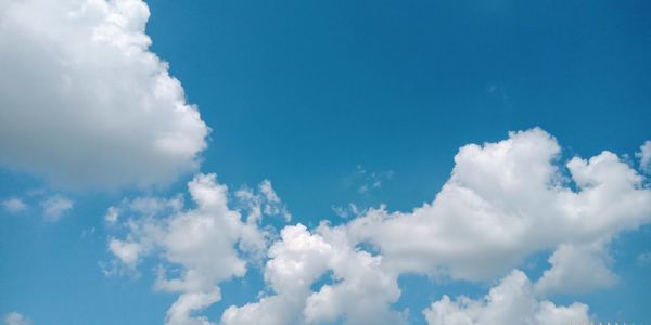 Low angle view of clouds in sky