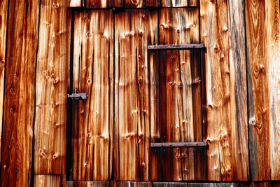 Full frame shot of wooden door