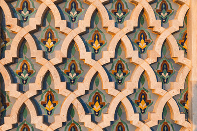 Full frame shot of patterned wall