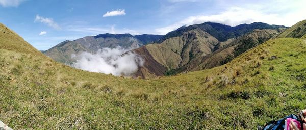 Panoramic view of landscape against sky