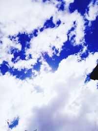 Low angle view of clouds in sky