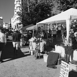 Full length of man standing in market