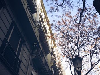 Low angle view of buildings against sky