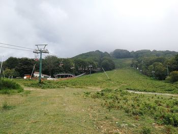 Scenic view of landscape against sky