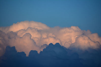 Low angle view of clouds in sky