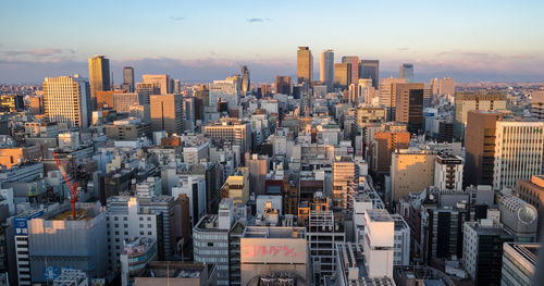 Aerial view of a city