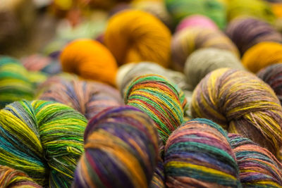 Close-up of colorful objects