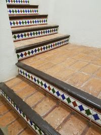 Multi colored steps