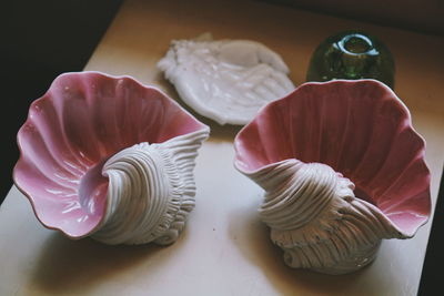 Close-up of food on table