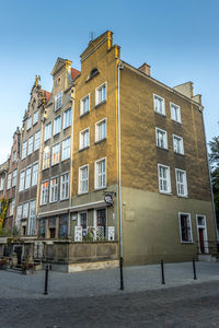 Low angle view of building against sky
