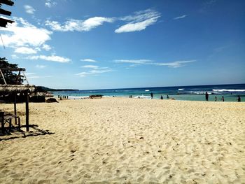 Scenic view of beach