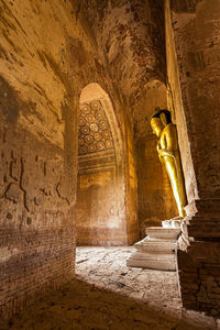 View of buddha statue in temple