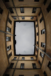Low angle view of building against sky