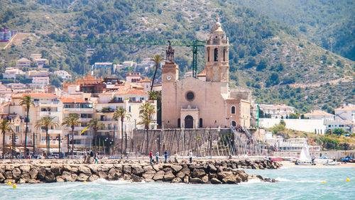 Buildings at waterfront