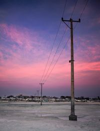 Rural landscape at sunset