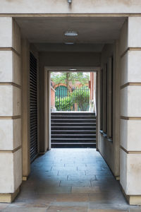 Corridor of building