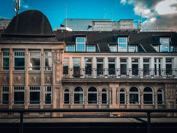 Exterior of building against sky in city