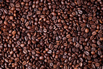 Full frame shot of coffee beans