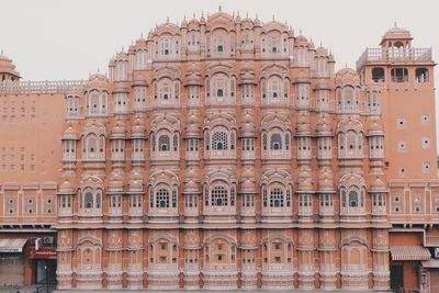 Low angle view of building against sky