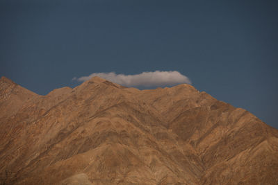 Scenic view of desert against sky