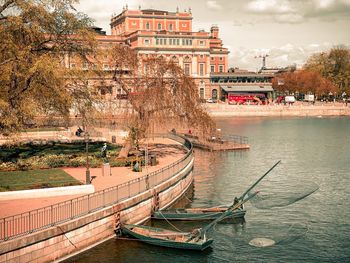 View of buildings at waterfront