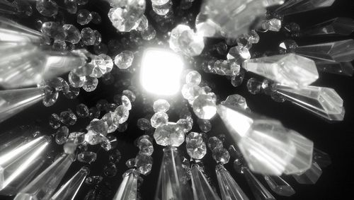 Close-up of illuminated lamp