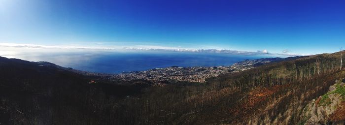 Panoramic view of landscape against sky