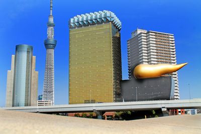 Low angle view of modern building