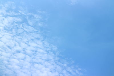 Low angle view of clouds in sky