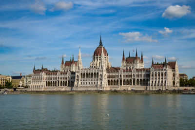 View of buildings at waterfront