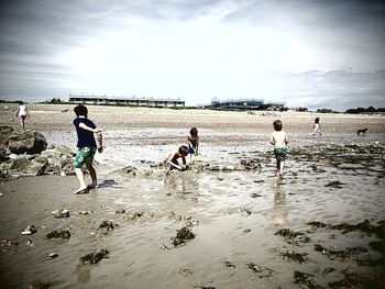 People on beach