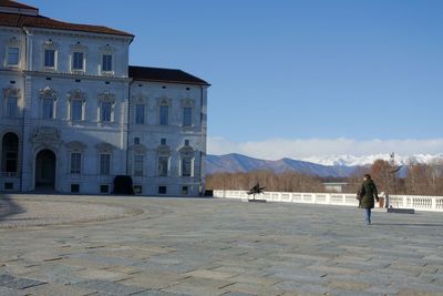 View of historical building against clear sky