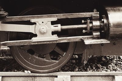 Close-up of metallic objects